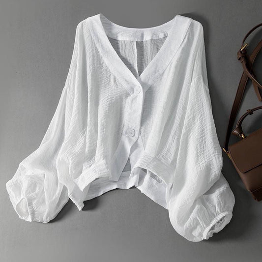 ELARA LINEN BLOUSE