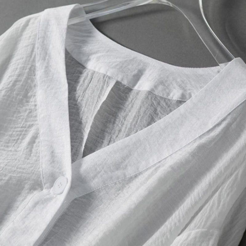 ELARA LINEN BLOUSE