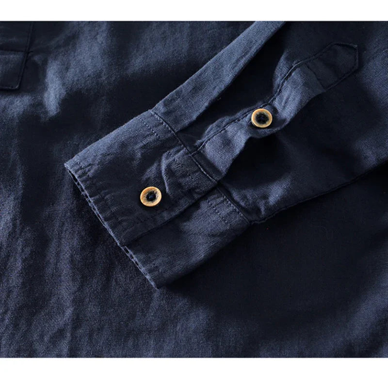 Arvero Linen Mandarin Shirt
